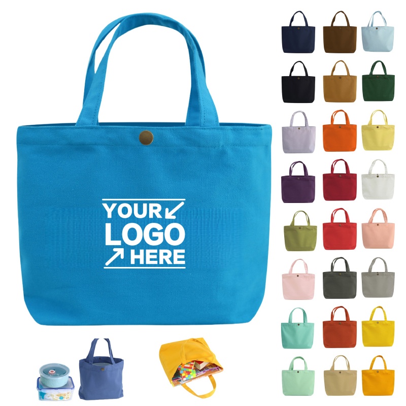 Eco Canvas Tote Bag Multi Color Reusable Shopping