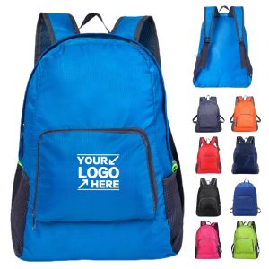 Foldable Lightweight Backpack for Travel and Promotions