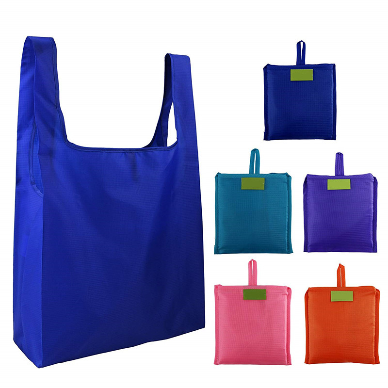 Foldable Grocery Bag Compact Eco Shopping Pouch
