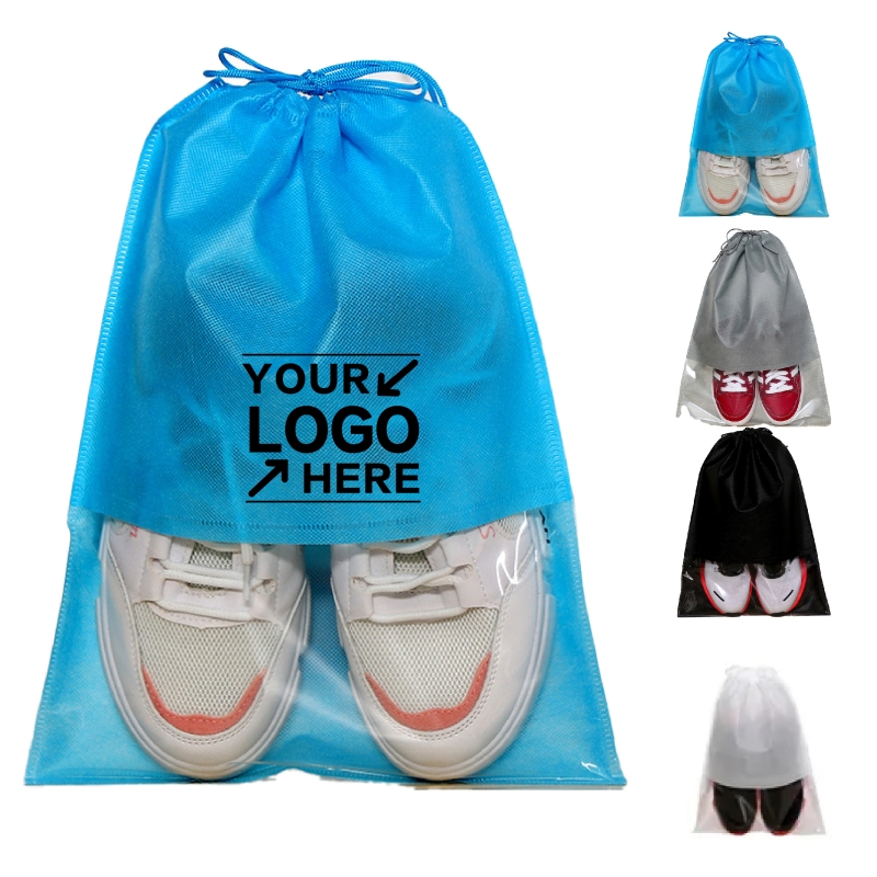 Drawstring Dustproof Travel Shoe Bag for Storage and Packing