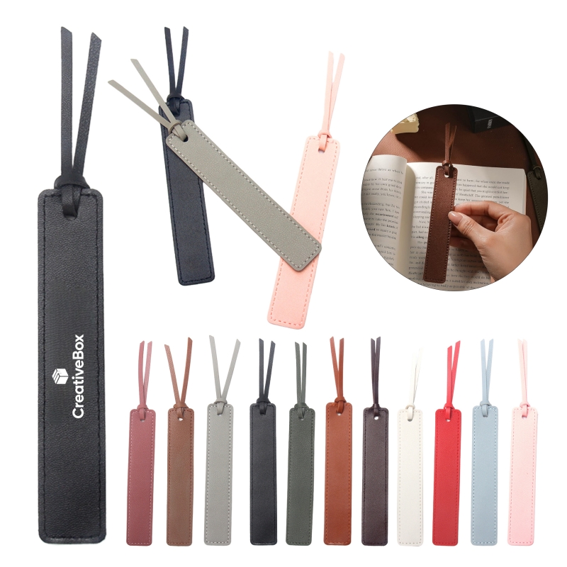 Leather Tassel Bookmark for Readers and Promotional Gifts