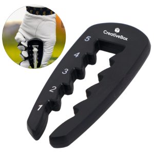 Durable Golf Tee Height Gauge Adjustable Alignment Training