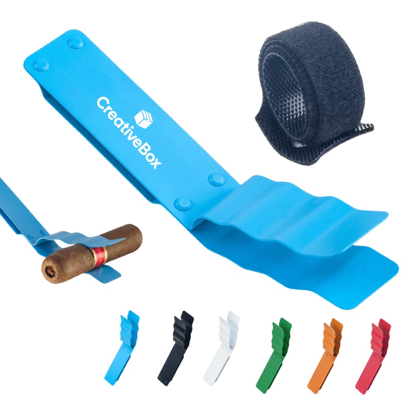 Magnetic Cigar Holder Clip Stand Golf Cart Smoking Accessory