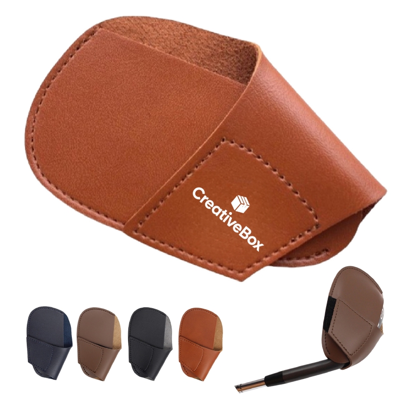 PU Leather Golf Club Headcover for Putter & Wedge