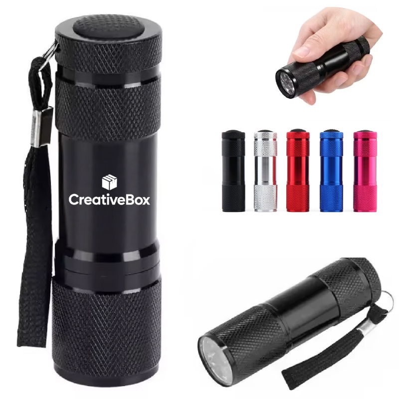 LED Pocket Flashlight Compact Aluminum Portable Light Kit