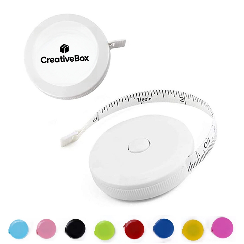 Retractable Body Measuring Tape Soft Portable Push Button