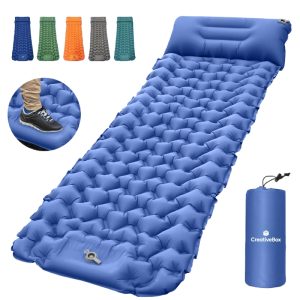 Inflatable Camping Sleeping Pad with Pillow Ultralight
