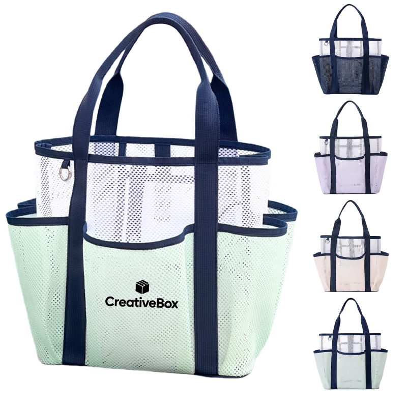 Portable Handheld Mesh Bag for Beach and Outdoor