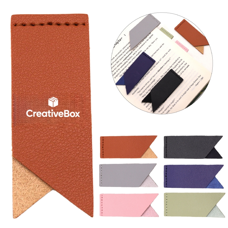 Leather Bookmark Reusable Page Marker Tab For Books Journals