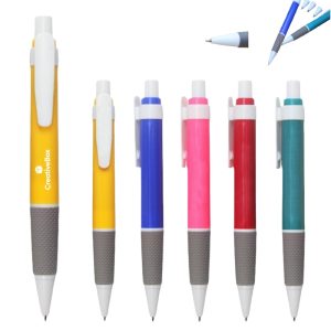 Colorful Retractable Ballpoint Pen with Comfortable Grip
