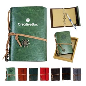 A7 Vintage Leather Journal for Travel and Creative Writing