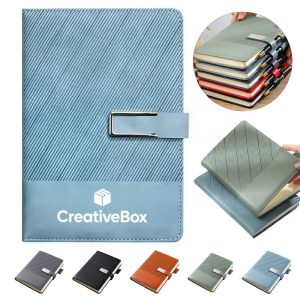 A5 Leather Notebook Planner with Soft Touch and Magnetic
