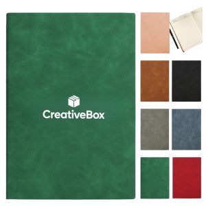 PU Leather Journal with Pen Holder for Writing and Notes