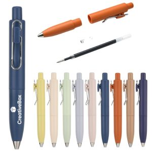 Retractable Ballpoint Pen Custom Logo Colorful Refillable