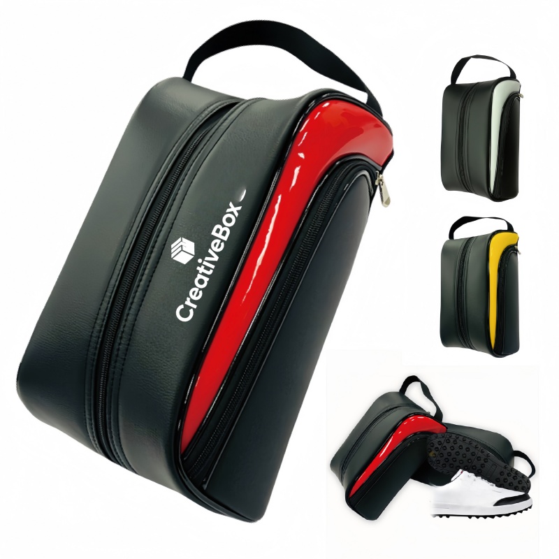 Waterproof Travel Golf Shoe Bag with Zipper for Men's Sports