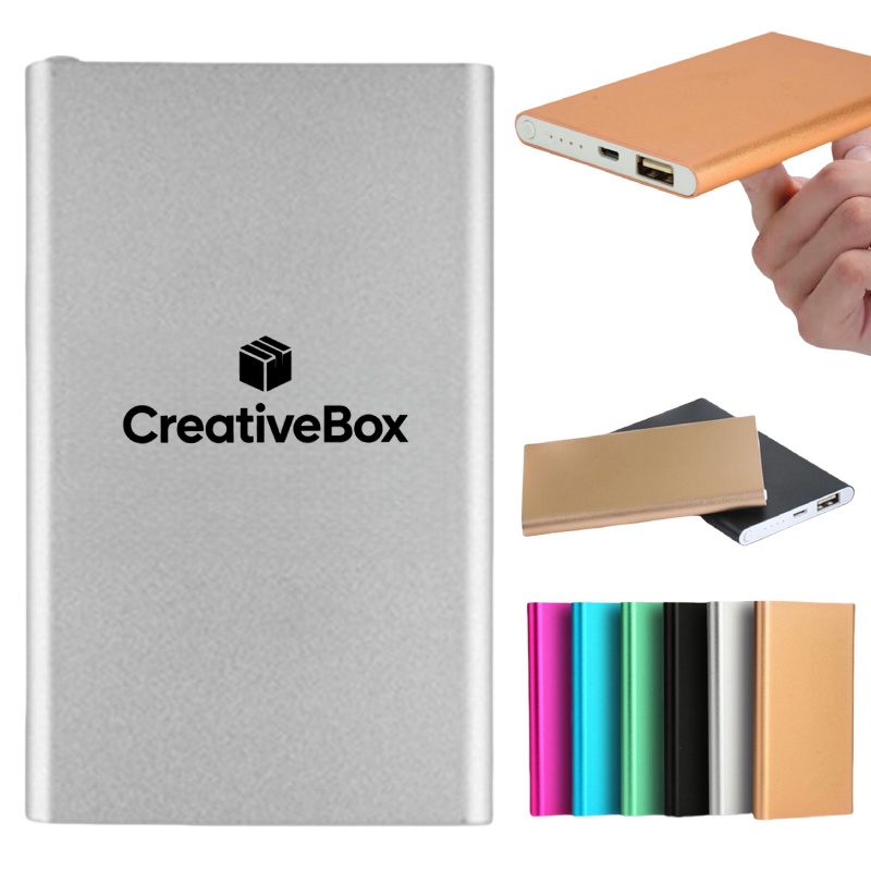 4000mAh Slim Portable Power Bank with USB Charging Port