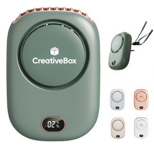 2000 MAh Portable Neck Fan Rechargeable Handheld Cooling