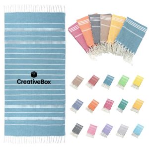 Turkish Striped Quick Dry Towel with Fringe