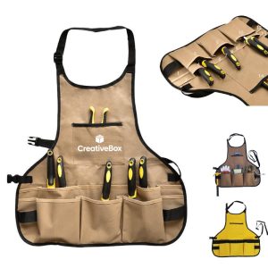 Tool Apron Work Organizer With Multiple Pockets