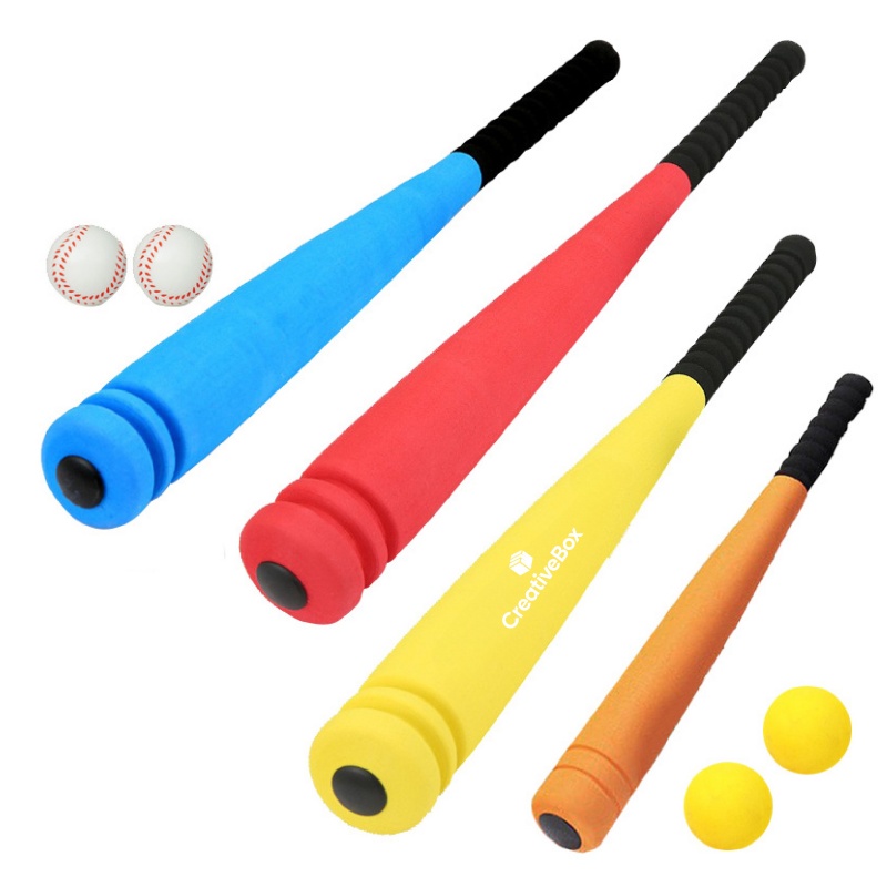 Kids Foam Baseball Training Bat & Ball Set