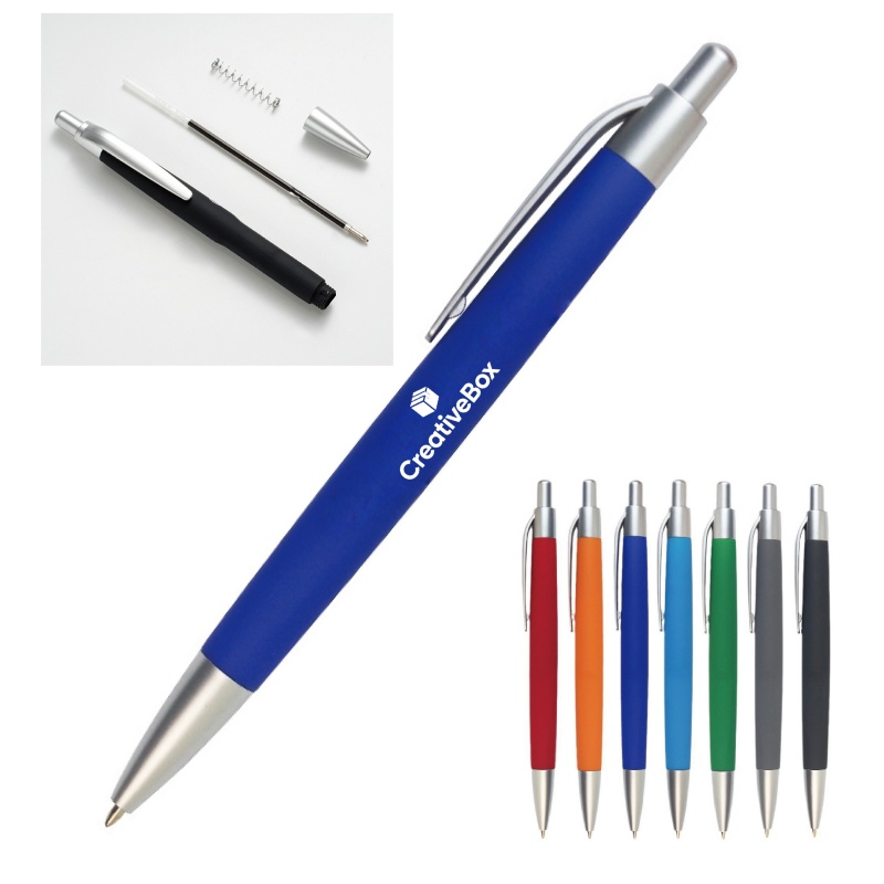 Promotional Retractable Ballpoint Pen with Comfort Grip