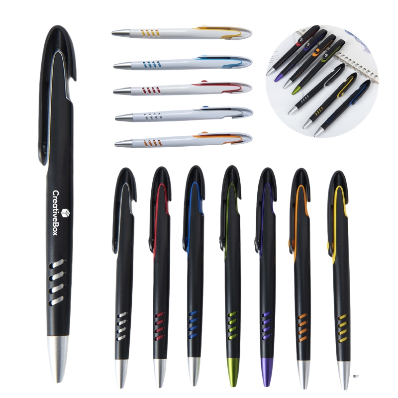 Promotion Retractable Ballpoint Pen with Assorted Colors