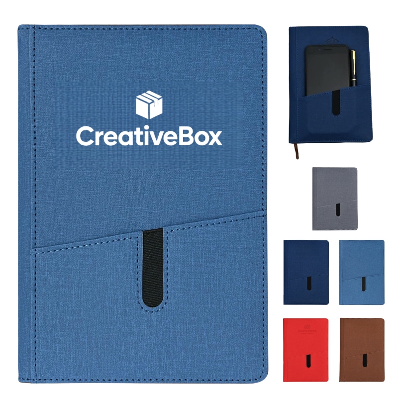 A5 Business Loose-Leaf Notebook with Storage Pocket