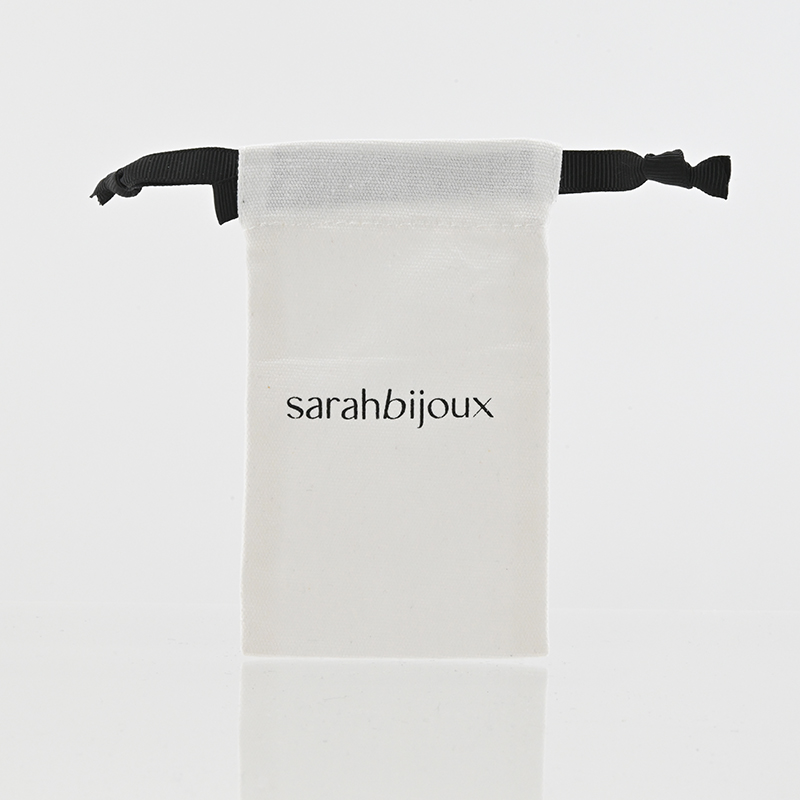 Eco Recyclable Cotton Drawstring Bag Screen Print