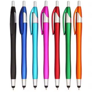 Custom Colorful Ballpoint & Stylus Pens for Corporate