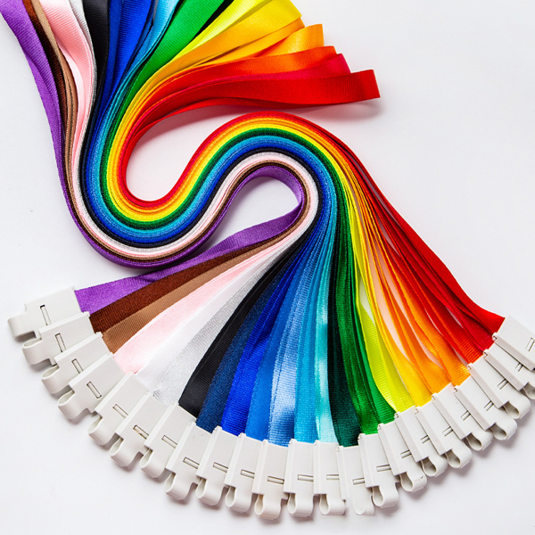 3/8" Double-Sided Silk Screen Custom Lanyards Vibrant