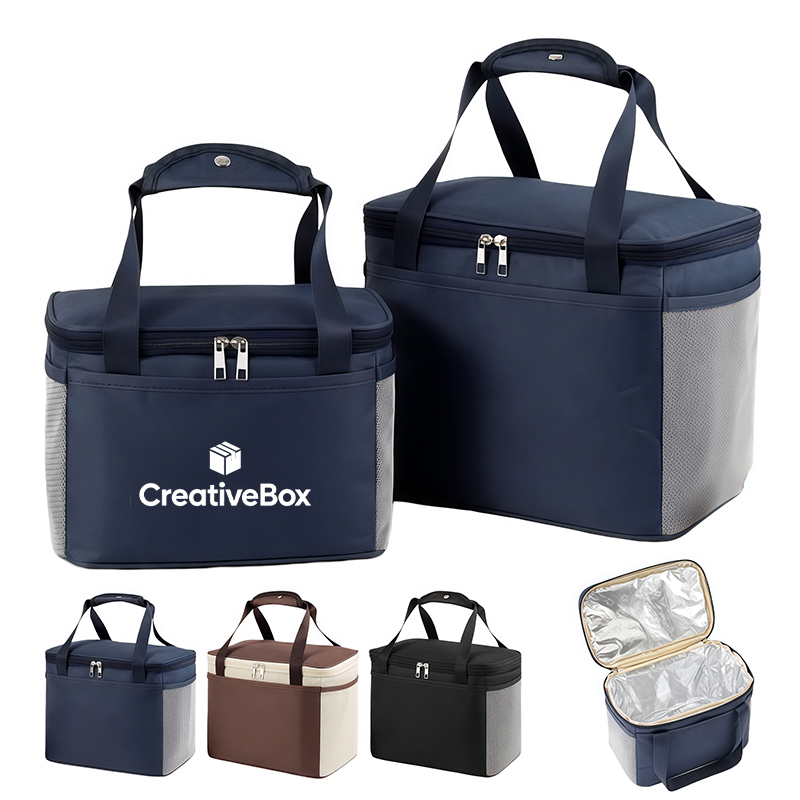Insulated Lunch Cooler Bag With Triple Layer Thermal Design