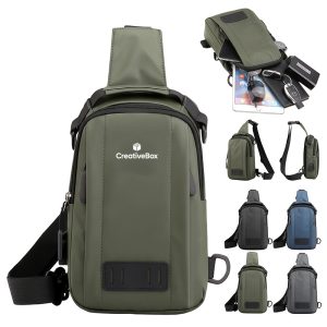 Multi Pocket Crossbody Sling Bag Lightweight Everyday Carry