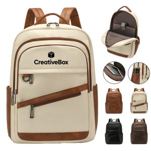 Large Capacity Laptop Backpack Multi Pocket Commuter Bag