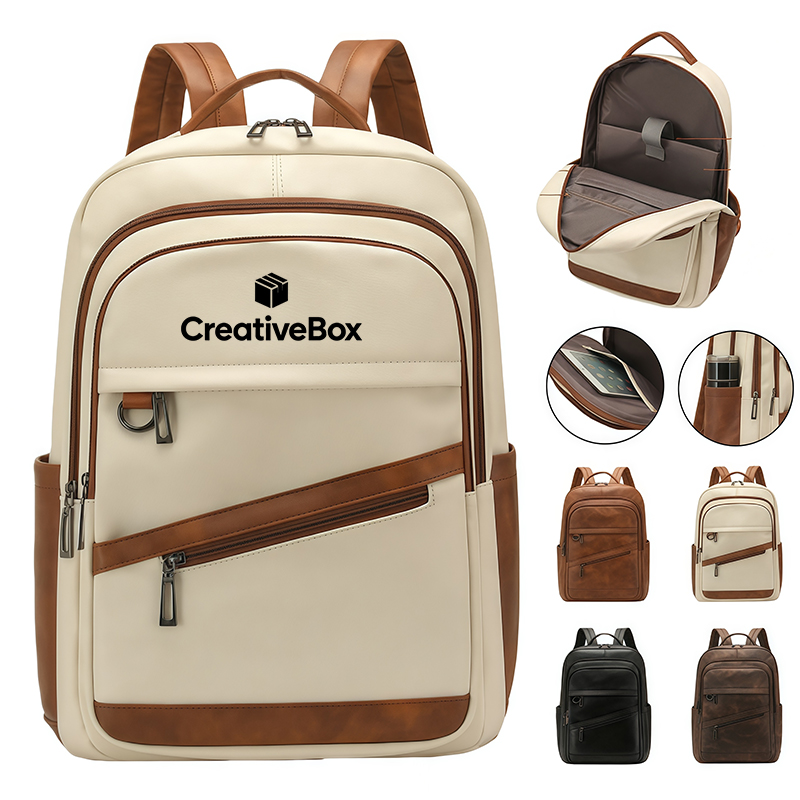 Large Capacity Laptop Backpack Multi Pocket Commuter Bag