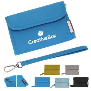 Compact Zipper Wallet Pouch Travel Organizer Utility Case