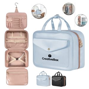 Hanging Travel Toiletry And Makeup Organizer Large Capacity