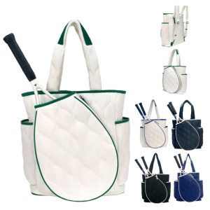 Pickleball & Tennis Racket Backpack Tote With Multi Pockets