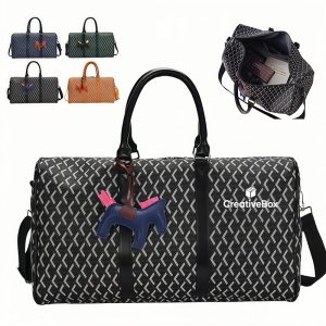 Waterproof PU Travel Tote Large Capacity Shoulder Bag