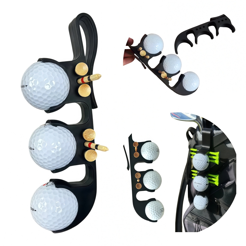Golf Bag Accessory Organizer Ball Tee Clip
