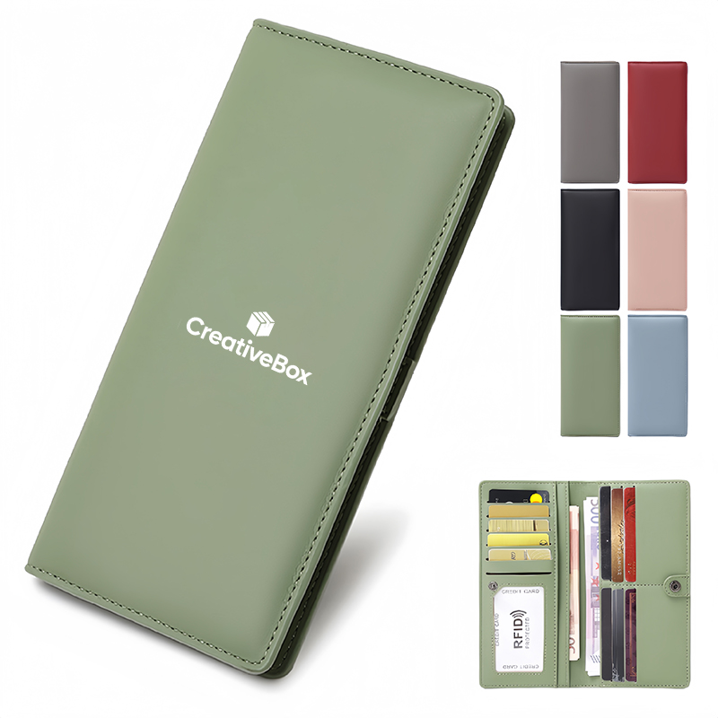 RFID Blocking Long Wallet For Women Travel And Business