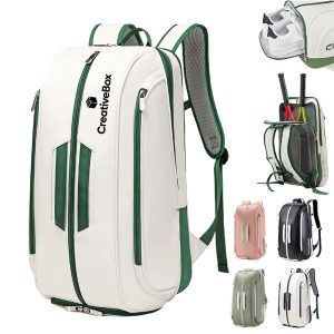 Waterproof Pickleball Backpack with Shoe Compartment