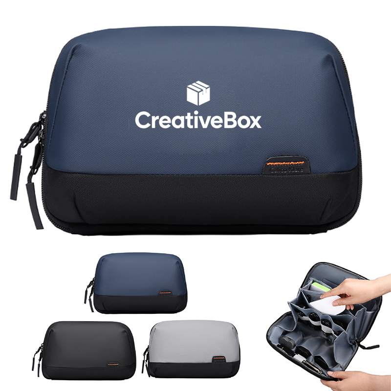 Waterproof Electronics Organizer Bag for Travel and Office